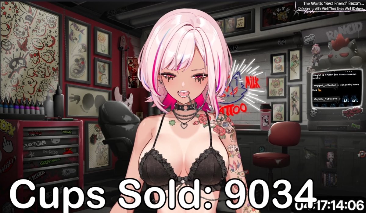 Her cup power level was over 9000