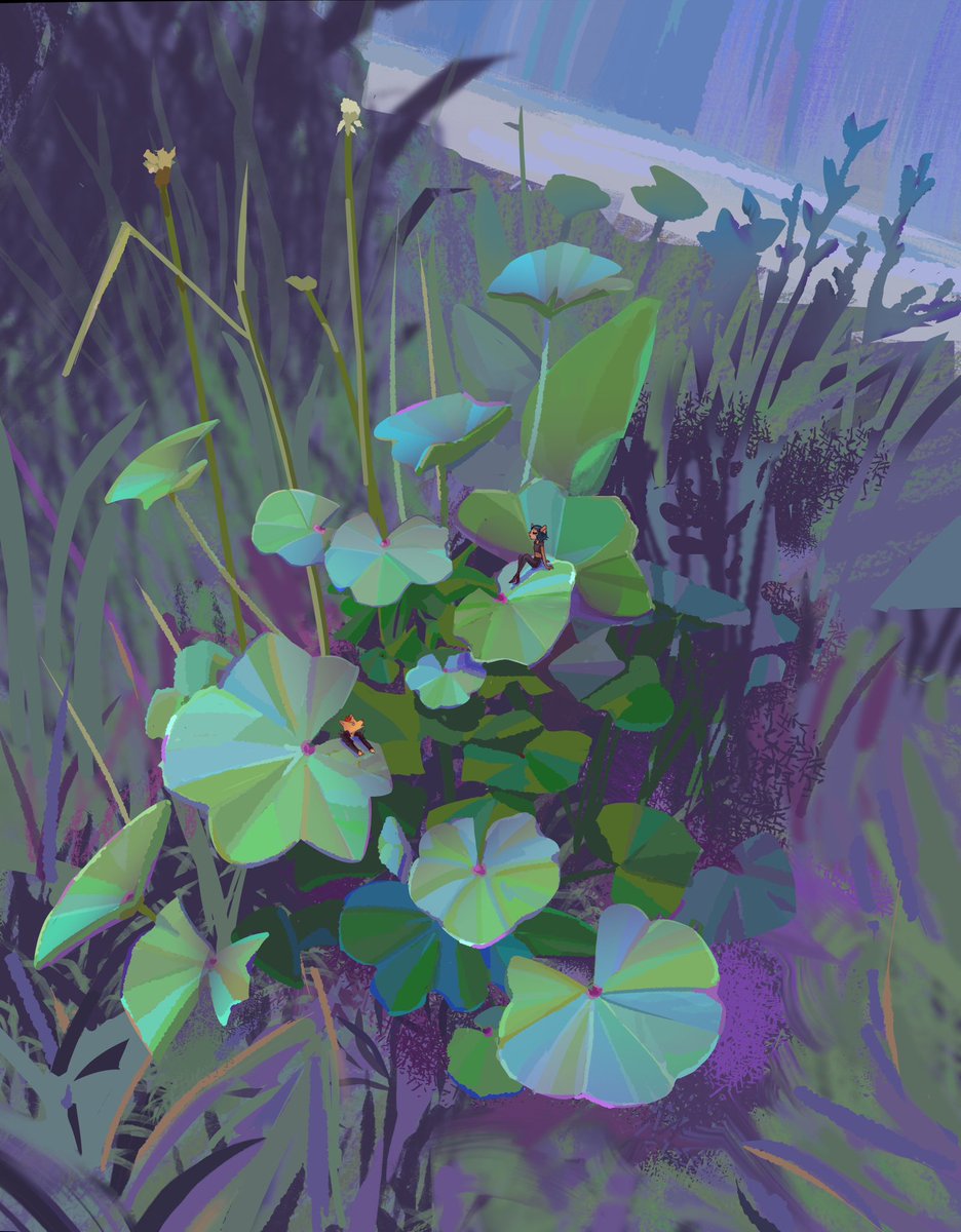 Marimorells's tweet image. Back from the dead with #Pleinairpril !
PleinAirpril 01-04
Plant, plant, plant and fish