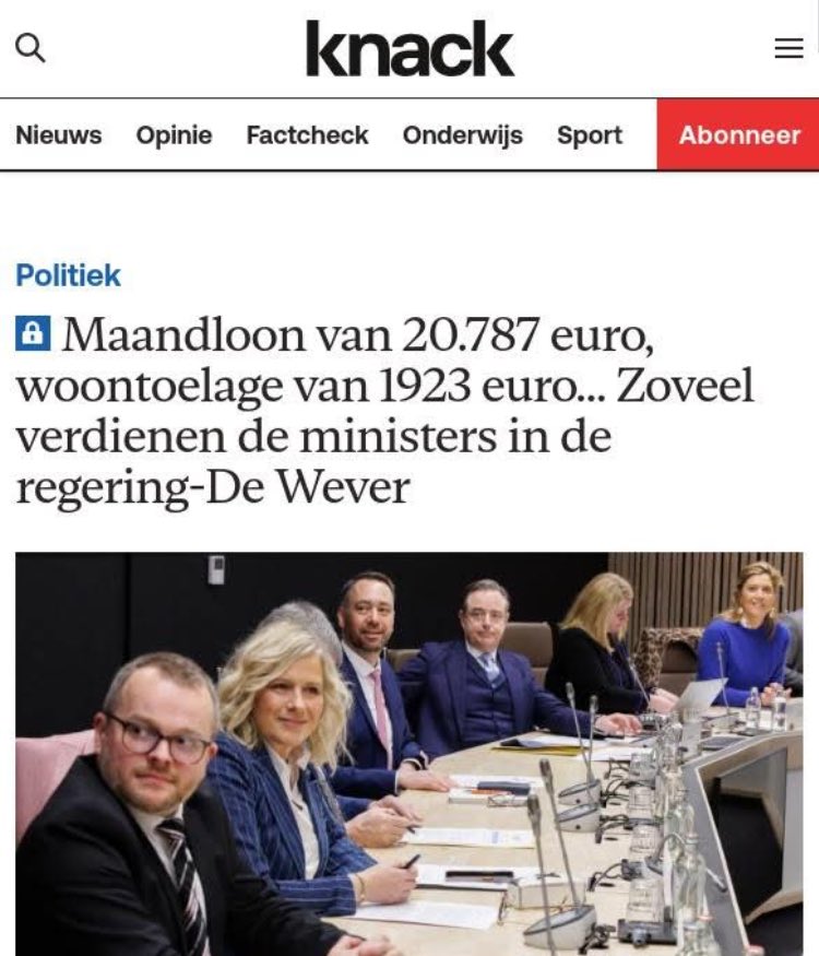 Yep en dit zijn mensen die uitkeringen stoppen van zieke mensen, loopbaancheques afschaffen en iedereen dwingen in knelpunt beroepen…