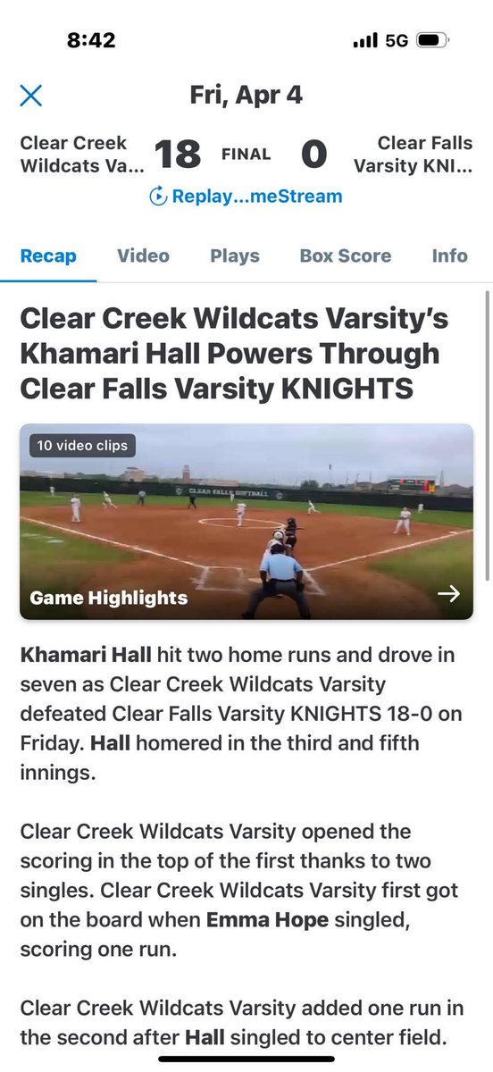 KhamariHall2025's tweet image. What a night 2 💣s !!!! On to the next game. @clearcreeksb @RazorbackSB @KcJackson00 @IG_Jackson18u