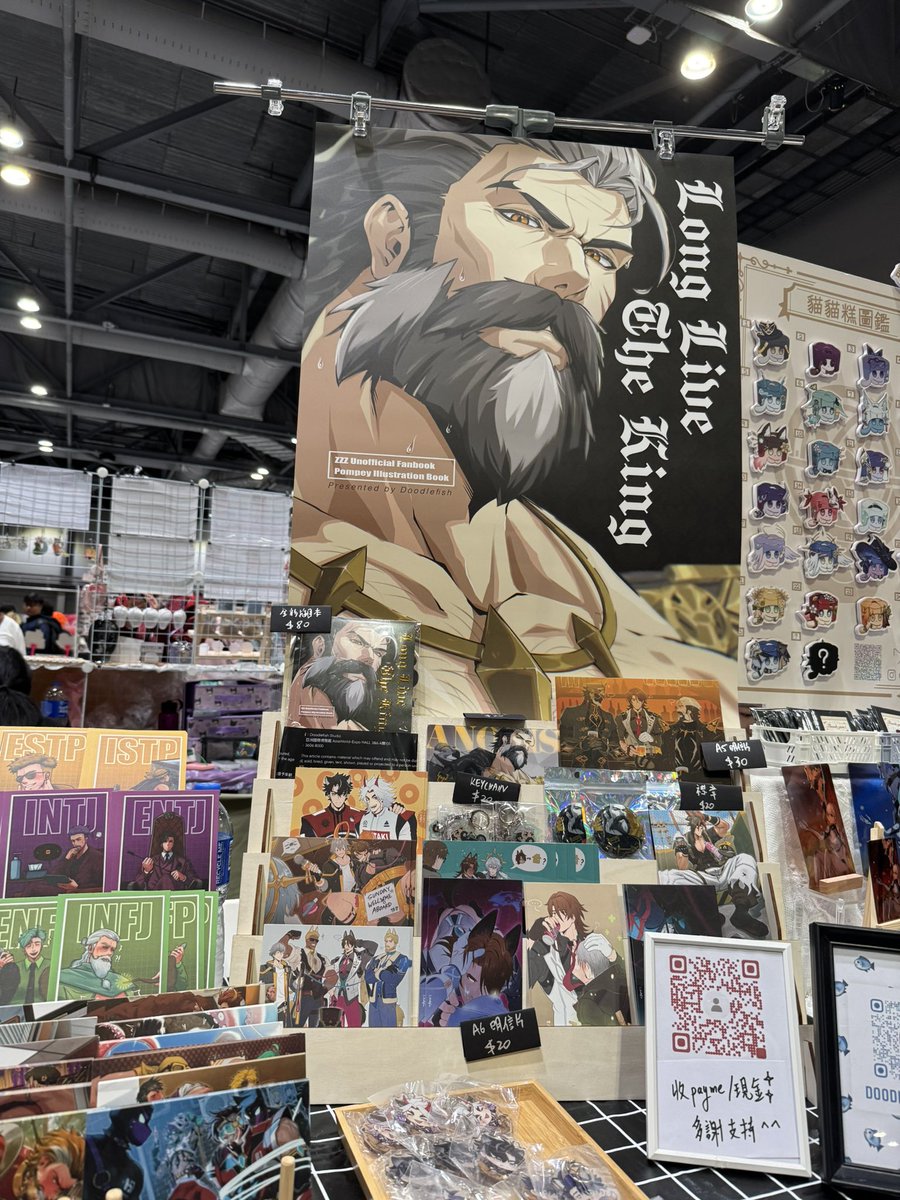 Placed a huge poster at my booth just to promote my king🙂‍↕️✨
#ポンペイ #pompey #ZenlessZoneZero