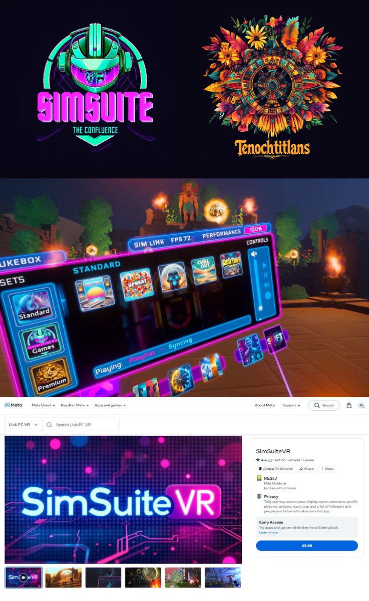 TenochtitlanAI's tweet photo. Already live on Meta's Oculus Store. A full-on VR Title and ready for our Temple Fury Web3VR Gaming Tournament to be held 30 days after the start of our Web3 Match 3 Mobile Gaming Tournament "Smash It" which starts April 6th, the day after Mint Day!

3 Tournaments! What?! Indeed! https://t.co/TmdrqgQOTp