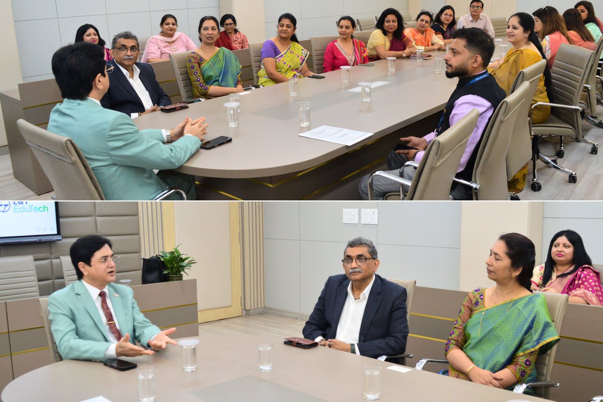 lntedutech's tweet image. L&amp;amp;T EduTech has partnered with MRU, Faridabad, to offer Integrated programs in Semiconductor Design for Industrial ICs, Robotics &amp;amp; AI, and Advanced Specialization in EV and Digital Manufacturing using AI &amp;amp; CPS.

#LnT #MRU #IntegratedPrograms #IndustryReady #SkillDevelopment