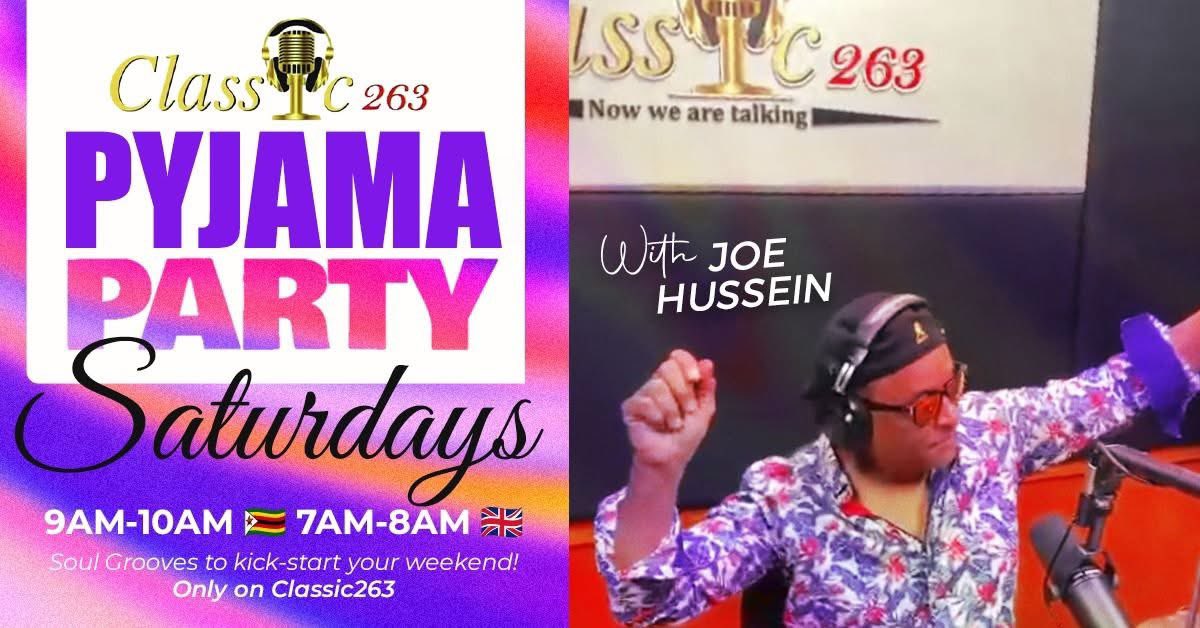 King Jay🇿🇼 (@kingjayzim) on Twitter photo #PyjamaParty on <a href="/classic263/">Classic263</a> 9am-10am CAT,8am-9am Zim time +447871329407 +263719498651
It’s Saturday, and you know it’s Saturday when the #PyjamaParty hits the airwaves LIVE and LOUD from the #BackyardSoulShack in London into Pockets Hill ,Highlands in Harare🎶🕺🕺💃💥🎤
Let’s #PyjamaParty on <a href="/classic263/">Classic263</a> 9am-10am CAT,8am-9am Zim time +447871329407 +263719498651
It’s Saturday, and you know it’s Saturday when the #PyjamaParty hits the airwaves LIVE and LOUD from the #BackyardSoulShack in London into Pockets Hill ,Highlands in Harare🎶🕺🕺💃💥🎤
Let’s