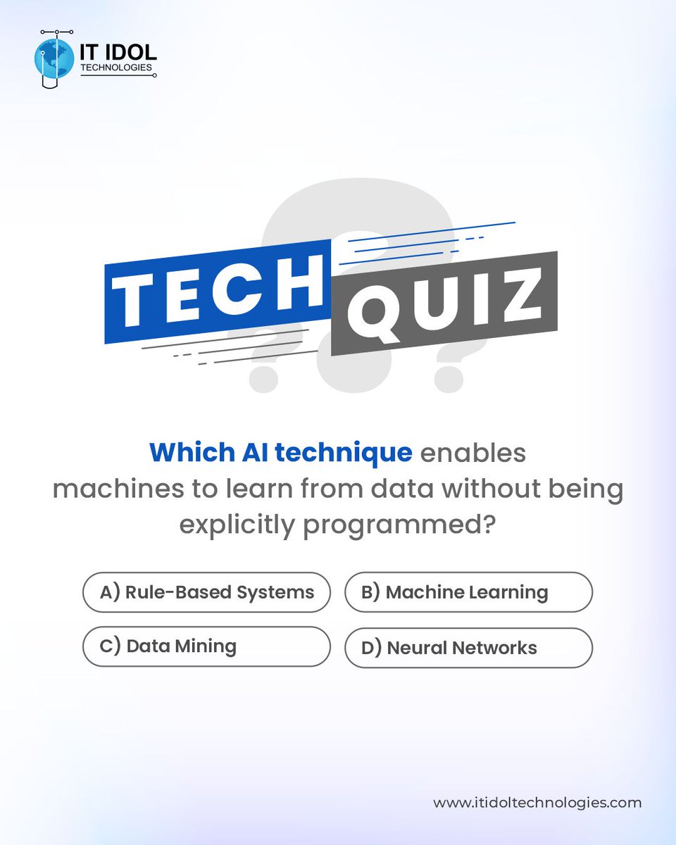 itidoltech's tweet image. 🧠 #TechQuiz Time!
Think you're a programming pro? Test your knowledge of popular #codinglanguages and see where you stand among the #techsavvy! 💻🔥
Are you ready to ace it or learn something new? Let’s find out!👇
#CodeSmart #itidoltechnologies #usa #florida #texas #newyork