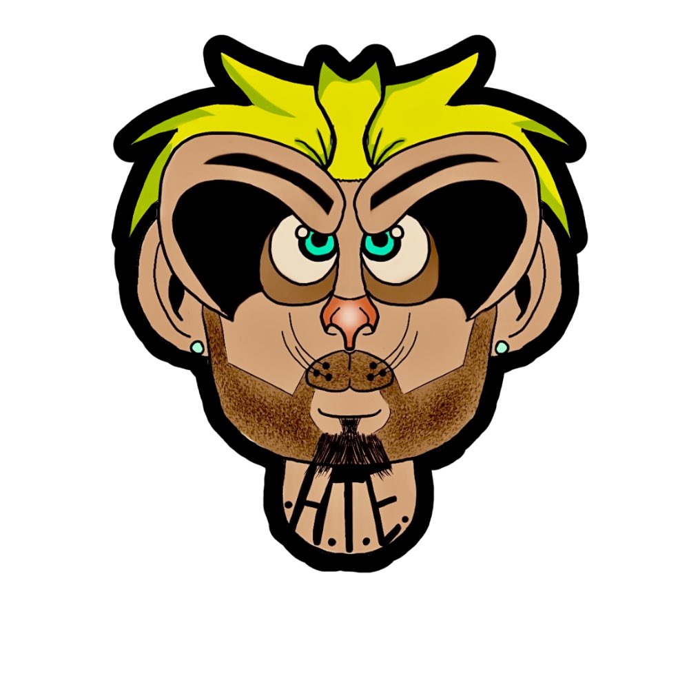 MarkusRG25's tweet image. #digitalart Hank the Electrician 
#Art