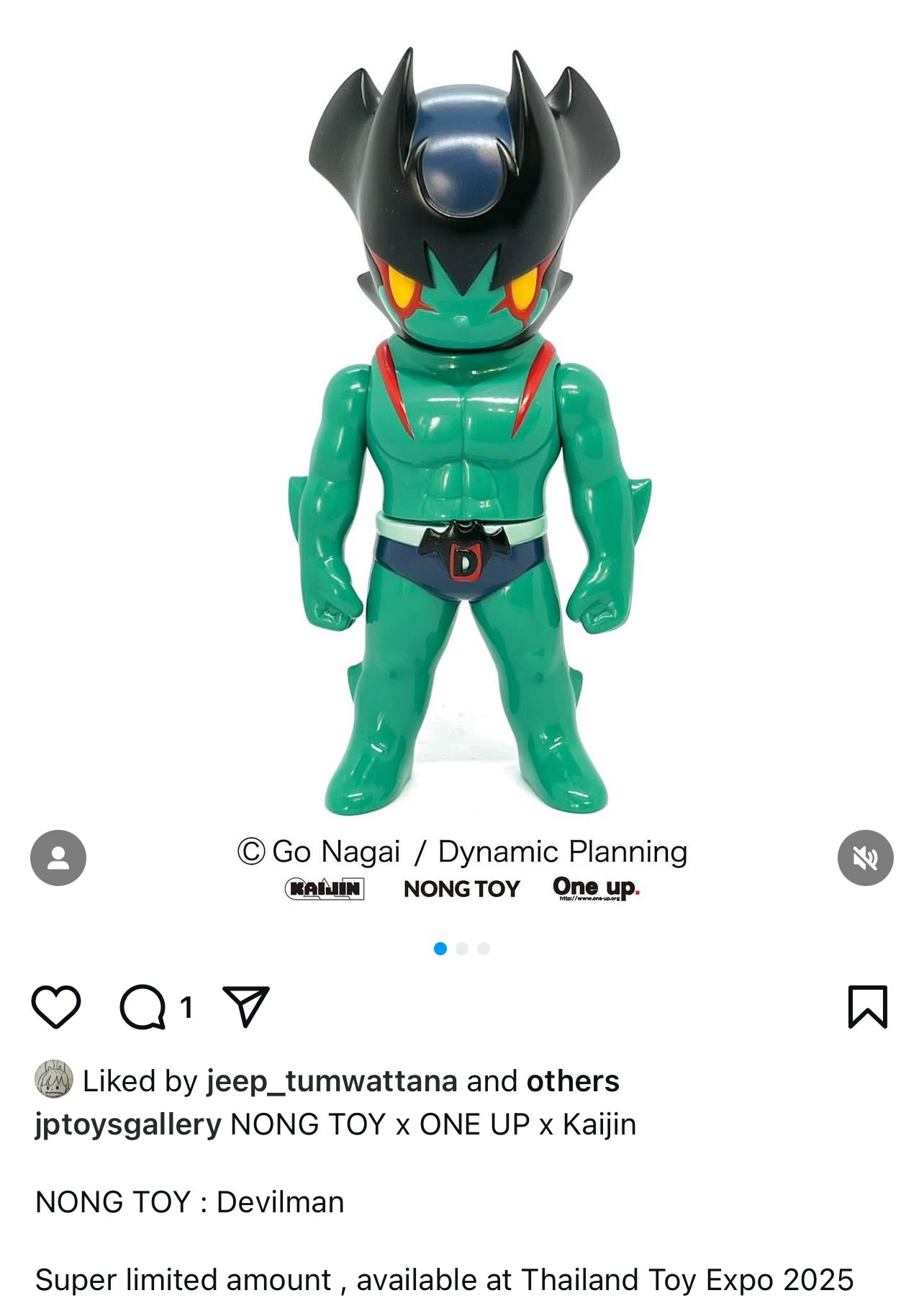 kaijin デビルマン NONG TOY コラボデビルマン TTE 2025