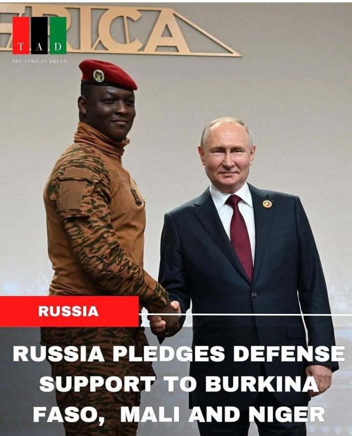 Russia has pledges Defense Support to Burkina Faso, Mali and Niger.
