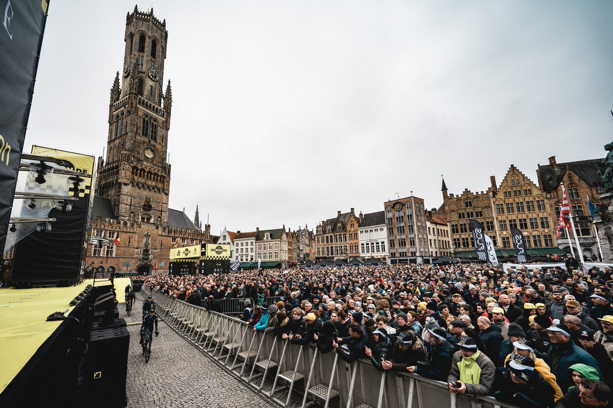 Tomorrow, the Ronde van Vlaanderen, Belgium's premier one-day cycling race, kicks off in Bruges! 🚴🚴‍♀️🚴‍♂️ Visit our website for all practical info: visitbruges.be/en/whats-on/ev…