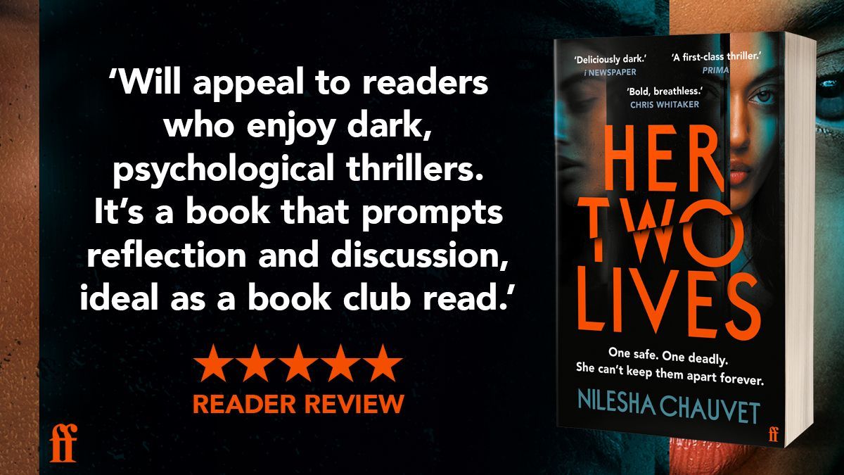 Faber Books (@faberbooks) on Twitter photo By day, Rita Marsh cares for the elderly. By night, she hunts down men who prey on young girls. When an old school friend shows up with her own dark story to tell, Rita can't help herself being drawn to danger...
Her Two Lives by <a href="/NileshaChauvet/">Nilesha Chauvet</a> is out now in paperback. By day, Rita Marsh cares for the elderly. By night, she hunts down men who prey on young girls. When an old school friend shows up with her own dark story to tell, Rita can't help herself being drawn to danger...
Her Two Lives by <a href="/NileshaChauvet/">Nilesha Chauvet</a> is out now in paperback.