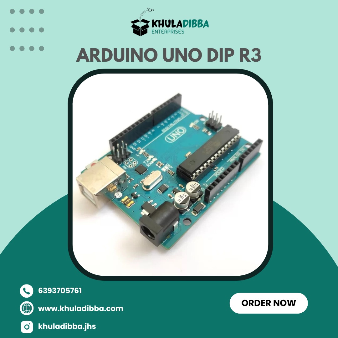 khuladibba's tweet photo. Your gateway to innovation starts here! 🔧💡
The Arduino UNO R3 (DIP) is the ultimate board for beginners and pros alike – build, program, and create limitless tech projects! 🚀🤖

FEEL FREE TO CONTACT US

Call: +91 6393705761, +91 8299089973

Website: https://t.co/IuSsSXx9kt https://t.co/lyubiRpTlo