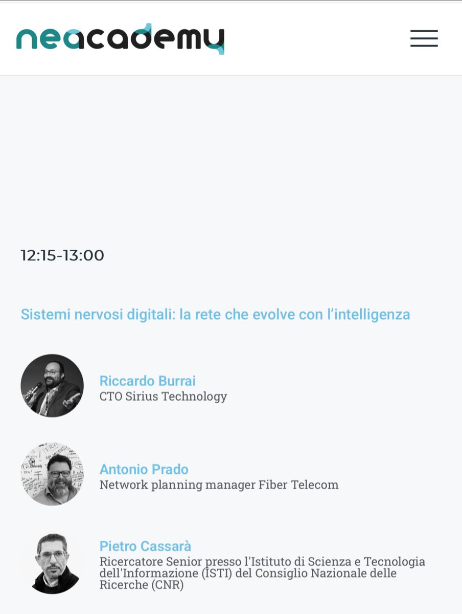Ci vediamo mercoledì a <a href="/UninaIT/">Unina Federico II</a>  insieme ai miei amici e colleghi Riccardo Burrai e Pietro Cassarà per darvi un aggiornamento su come l’#AI può essere un valido aiuto per le aziende che ricercano nuove figure professionali.