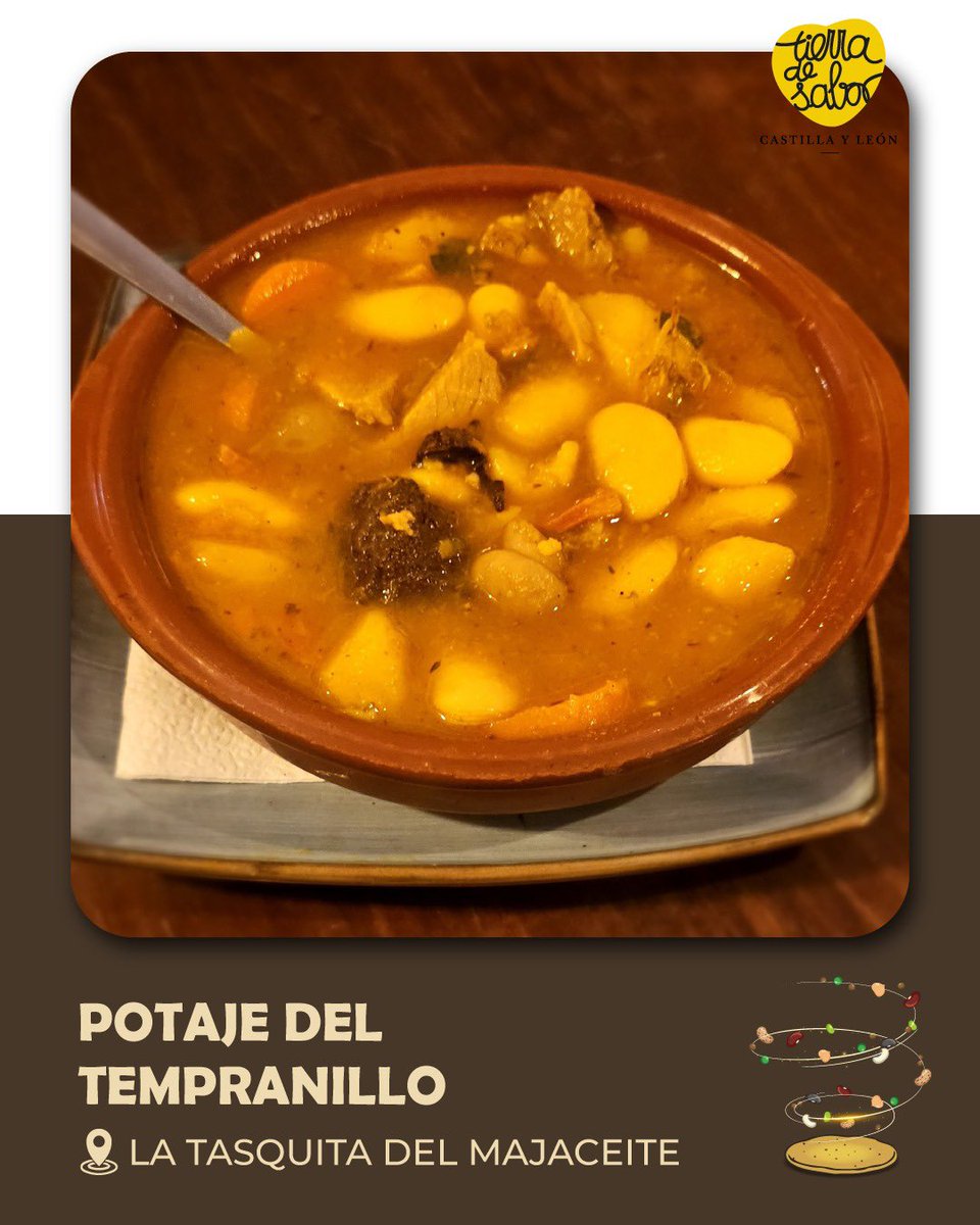 «Potaje del Tempranillo» de #RocioLopez
Un guiso de montaña con alma de la Sierra de Cádiz, donde el #JudiondeLaGranjaMG y el #GarbanzodePedrosilloMG se abrazan con un intenso ragú de jabalí, cocinado a fuego lento hasta alcanzar la melosidad perfecta. 

#desTAPAlasLEGUMBRES