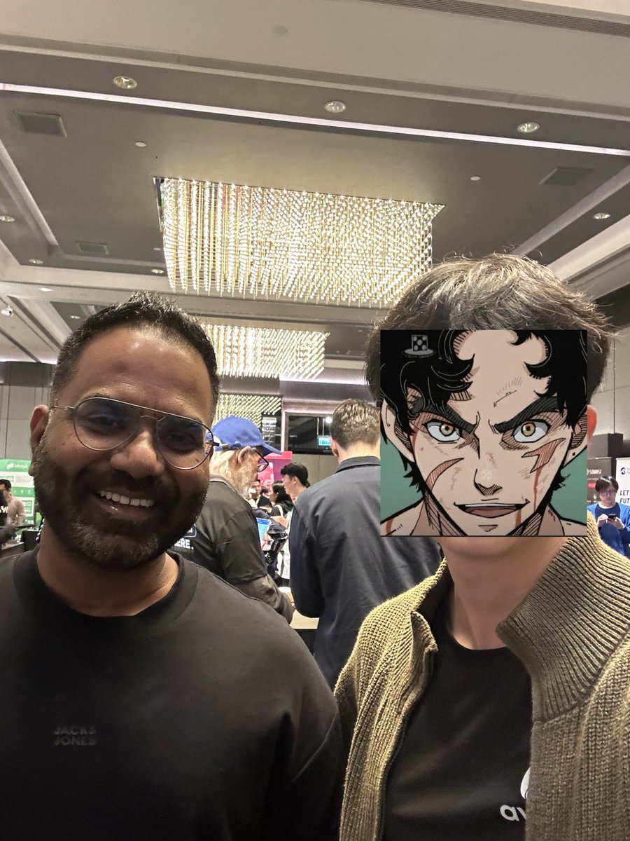 0xWhy_26's tweet photo. 终于见到Avail的创始人Arjun Sir
@anuragarjun
Speaking 的内容非常深入透彻
Lens昨天也官宣加入Avail的生态
希望Avail越来越好🫡
@AvailProject
#AvailChina
#AvailProject https://t.co/lBMQfMbaW3