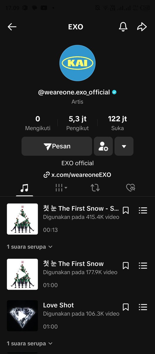 Sm ada masalah apa si, ini pp exo pas kai cb malah kek logo IKEA anjir