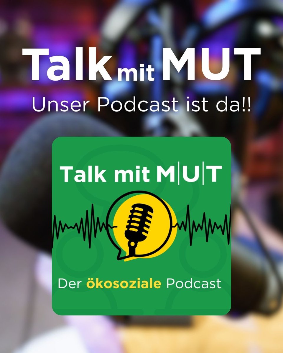 VereinMut's tweet photo. Neuer Podcast “Talk mit MUT” ist on Air. Der Podcast rund um ökosoziale Themen wie Obdachlosigkeit, Armut, Nachhaltigkeit und soziale Gerechtigkeit. Jedes Monat eine neue Folge, wir hören uns! 
https://t.co/jKd8hKHeUR

#podcast #vereinmut #sozial #talkmitmut https://t.co/juxsZIUbMB