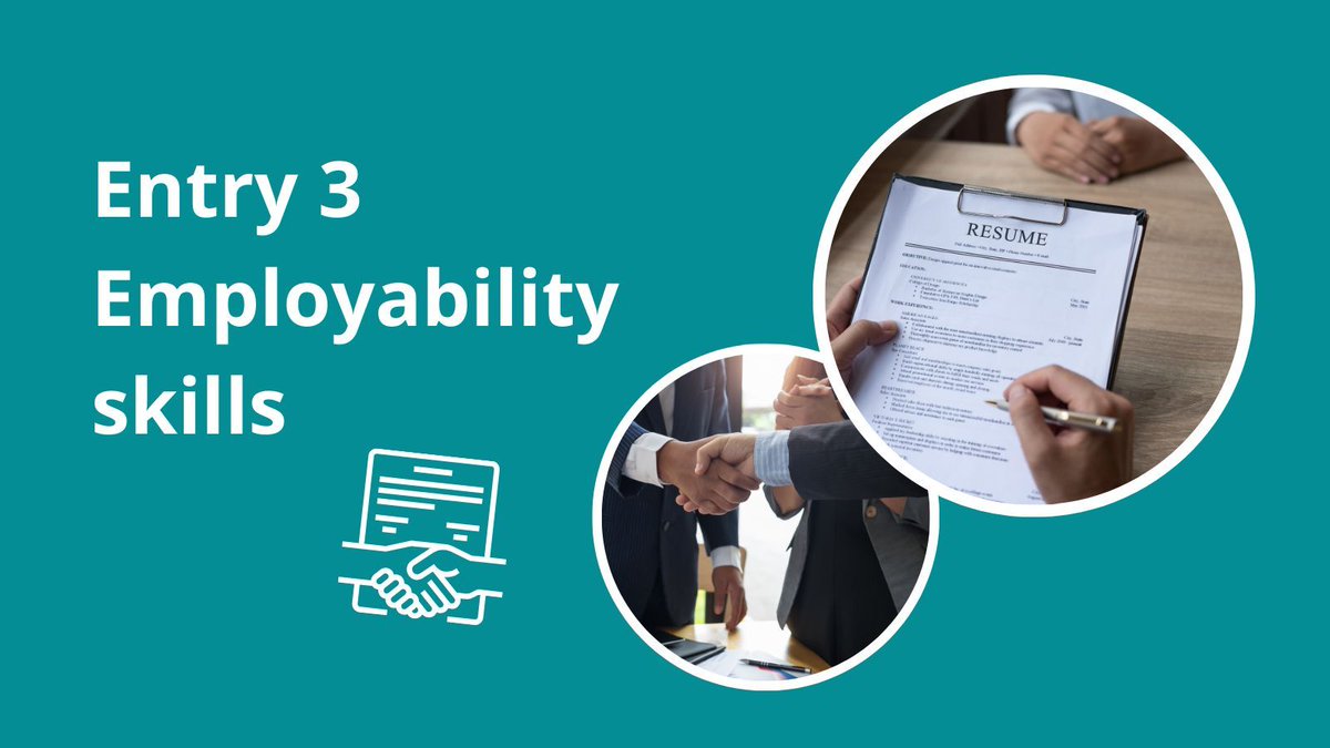 🔎 Are you job searching and wanting to build your skills? This course is perfect for you! 

Entry 3 Employability Skills is open to enrolment, you can apply today and gain the experience you need.  

Apply here: rebrand.ly/entry-3-employ…