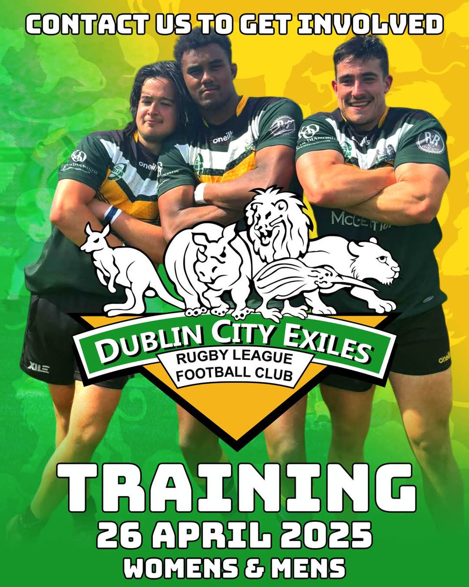 Dublin City Exiles Rugby League tweet media