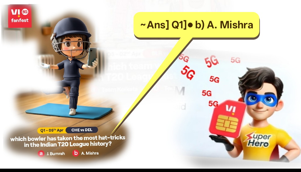ravimoon64's tweet photo. @ViCustomerCare 🙋
🔹Ans】
•Q1] ◆ b) A. Mishra 
---------
@mysterioussu
@Sunildave1
 @swati_0786
--------
#Vi5Gfanfest 
#ChallengeAlert #Quiz #ParticipateAndWin #Vi5G #CHEvsDEL #Chennai #Delhi https://t.co/3eGoZpE36r