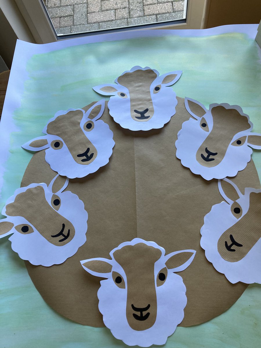 BishopMojo's tweet image. Think we may have a flock of sheep 🐑 this week 🤔😉

#creativemojo #preparation #easterworkshop #easter