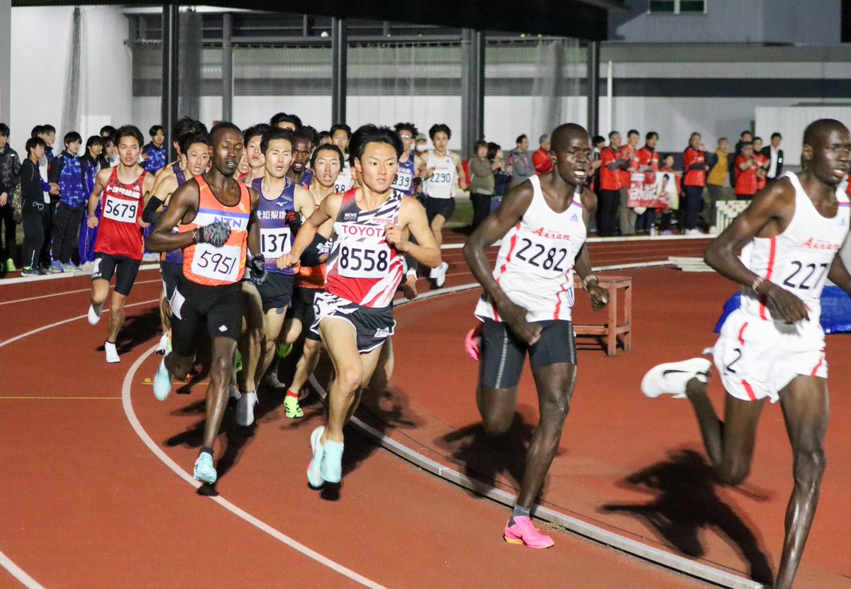 toyota_rikucho's tweet photo. 【大会結果】
4月5日(土)
第37回 #梅村学園陸上競技大会
男子5000m

2組
5位 #湯浅仁       13分42秒53(PB)
12位 #内田隼太  13分56秒10
13位 #野村優作  13分57秒96

トラックシーズンが開幕しました🔥
熱いご声援ありがとうございました！！📣

#トヨタ自動車
#トヨタ自動車陸上長距離部
#TOYOTA https://t.co/XqoUIwxoRD