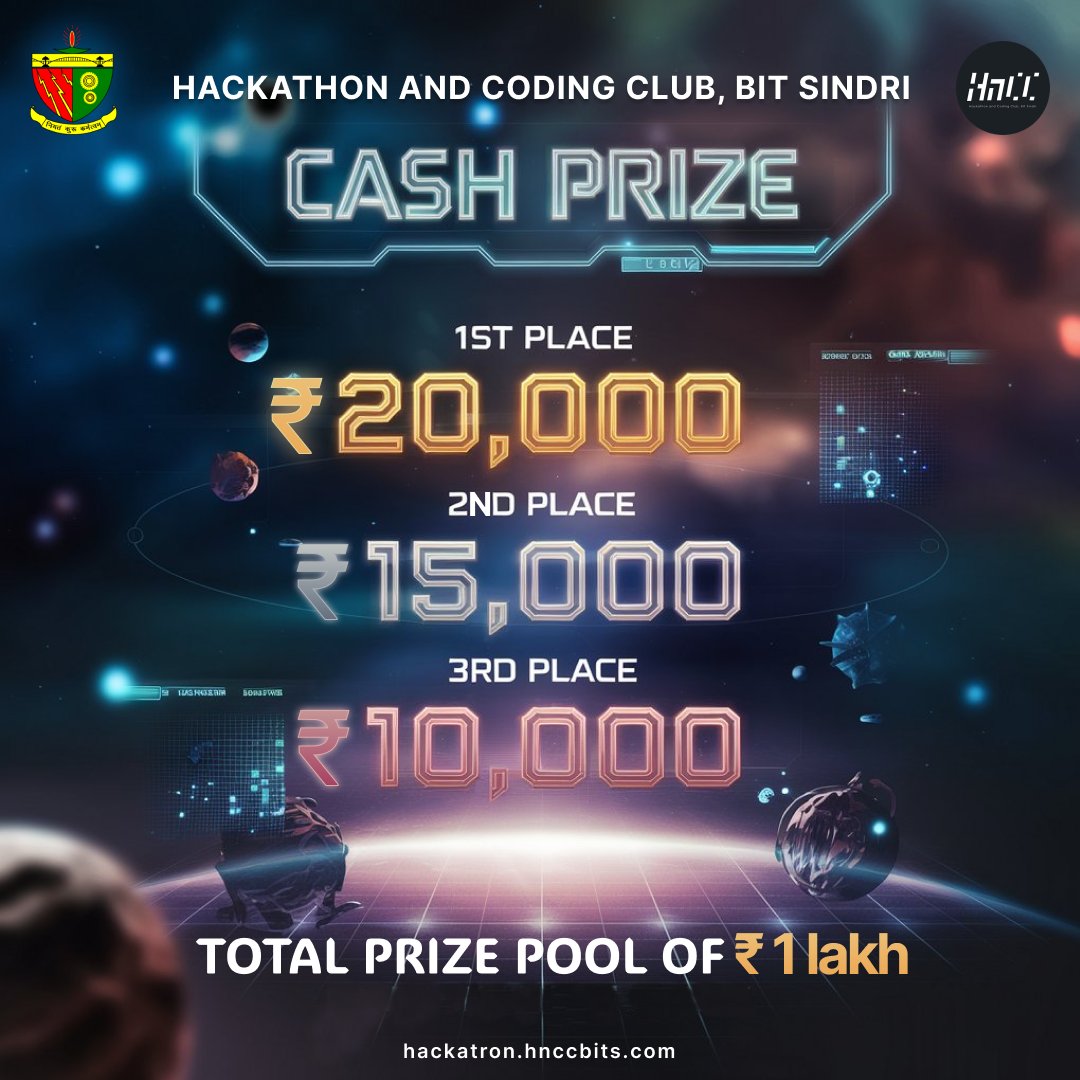 hnccbits's tweet photo. Hacktron is here !
A 36-hour hackathon where creativity meets code. Join the brightest minds as they build impactful solutions, collaborate across domains, and showcase next-level tech skills.
Register now: https://t.co/iQCYMlGLzI
#hncc #bitsindri #hacktron #hackathon https://t.co/MPMMNHmnR3