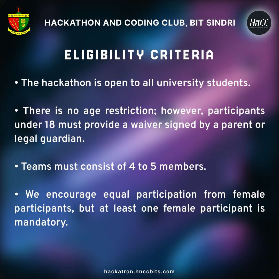 hnccbits's tweet photo. Hacktron is here !
A 36-hour hackathon where creativity meets code. Join the brightest minds as they build impactful solutions, collaborate across domains, and showcase next-level tech skills.
Register now: https://t.co/iQCYMlGLzI
#hncc #bitsindri #hacktron #hackathon https://t.co/MPMMNHmnR3