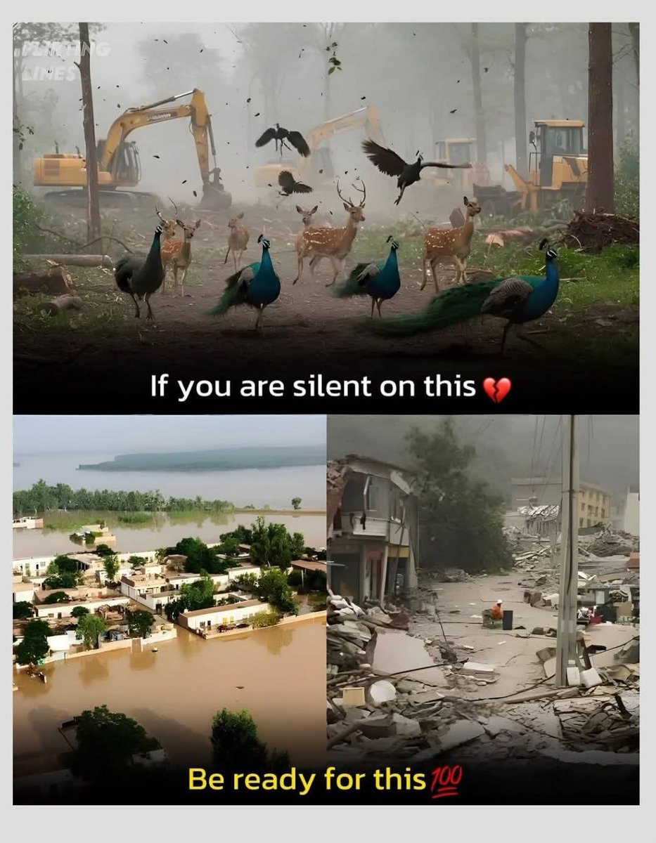 I want to know from the government of Telangana and the people there that what kind of development is this that you are killing wildlife. This is a grave sin. We oppose this, you should be ashamed of your misdeed.