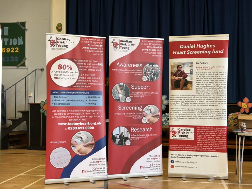 James Twynham (@jamestwynham) on Twitter photo Oldfields Hall Middle School is hosting Cardiac Risk in the Young (CRY) - heart screening for young adults 14 -35 yrs. The team have some slots still available across Saturday and Sunday. Please call 07759122630. <a href="/oldfieldsTL/">Oldfields Hall Middle School</a> Oldfields Hall Middle School is hosting Cardiac Risk in the Young (CRY) - heart screening for young adults 14 -35 yrs. The team have some slots still available across Saturday and Sunday. Please call 07759122630. <a href="/oldfieldsTL/">Oldfields Hall Middle School</a>