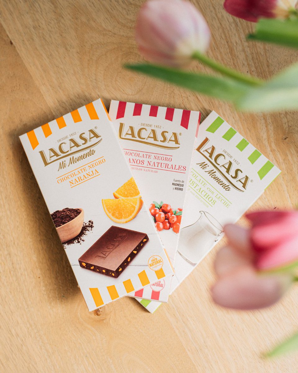🌸La primavera trae días más largos y momentos perfectos para disfrutar de las tabletas #MiMomento 🍫 El chocolate siempre es un acierto en cualquier estación 😉 #LacasaMiMomento