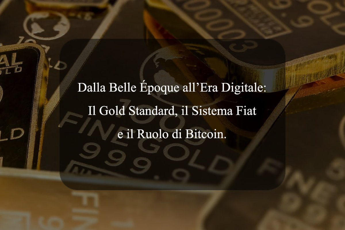doc_was_here's tweet photo. Dal Gold Standard a Bitcoin 🚀

"Dalla stabilità dell’oro all’incertezza della moneta moderna ad una possibile alternativa.

#goldstandard #bitcoin #fiat

👉 Scopri di più e leggi l'articolo completo:  https://t.co/t22VNHbxxj https://t.co/Z5Q4N6bTRX