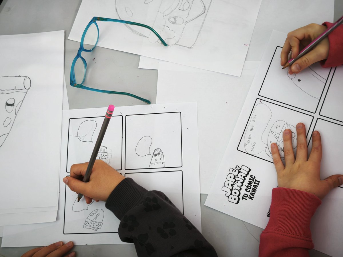 Cuánto hemos disfrutado con el taller de cómic del gran Jape, tanto que mañana domingo lo repetimos a las 11.30 h. Esto es la Feria del Libro de <a href="/MairenaAljarafe/">Mairena del Aljarafe</a>