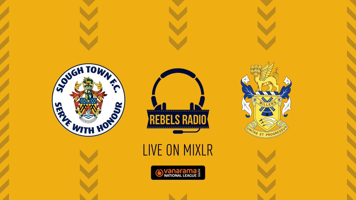 Slough will face relegated Aveley at Arbour Park this afternoon. The Rebels recorded an emphatic 3-0 win in August, thanks to goals from Abisogun, Gilbert, and Lucan, to take them top of the league. 

Live commentary from 2:55 pm. 

rebelsradio.mixlr.com/events/4169802

#OneSlough