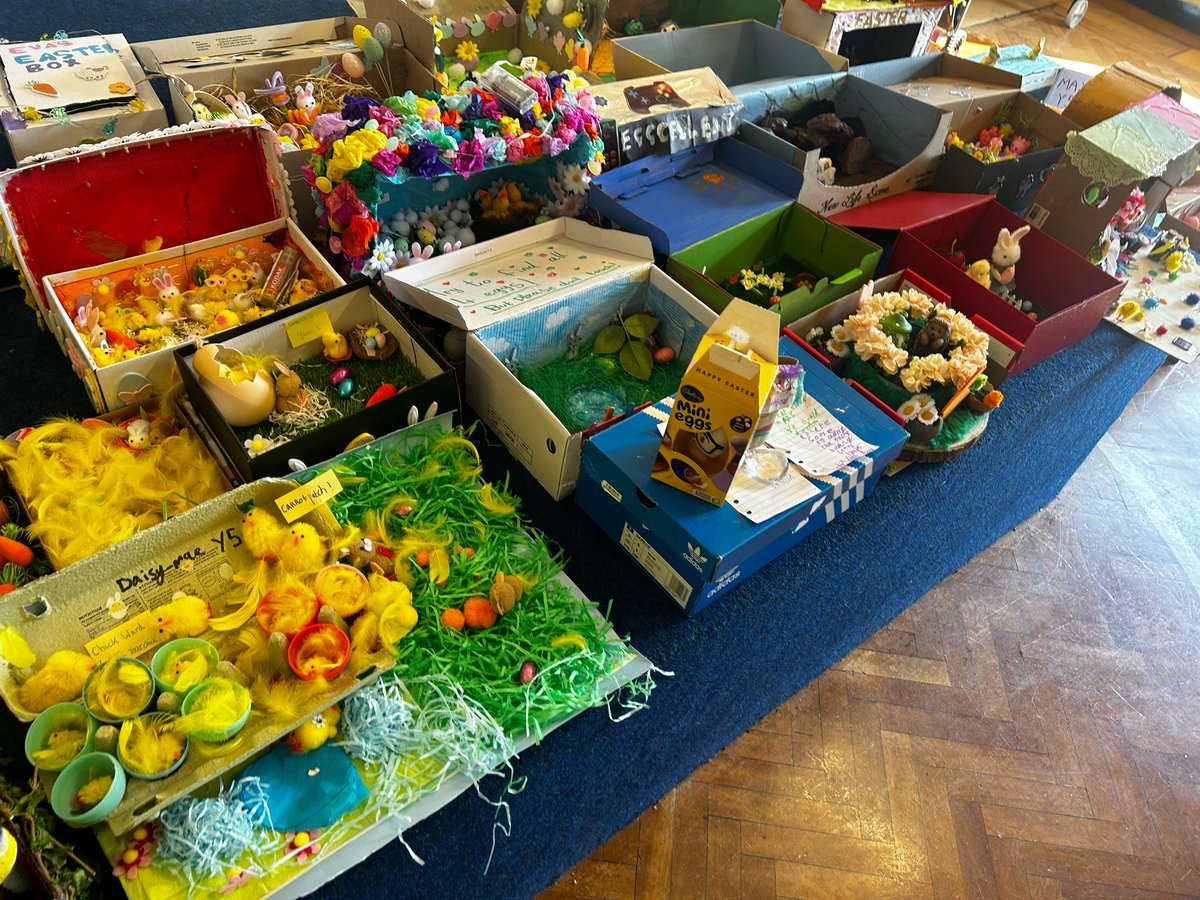 WestvalePrimary's tweet photo. We have been so impressed with our easter boxes. Congratulations to our winners! #eastercreativity https://t.co/bG7yLMHwiC