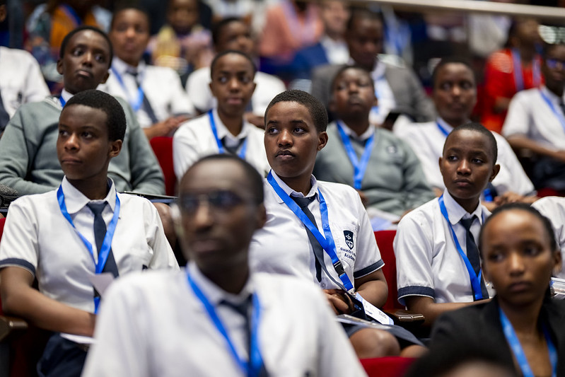 #Africa 's AI future starts with its youth. All smiles, all energy <a href="/GashoraGirls/">Gashora Girls Academy</a>, <a href="/RwCodingAcademy/">Rwanda Coding Academy - RCA</a> stood out  #GAISAfrica2025 engaged &amp; connecting. Early exposure matters. AI literacy for all must start early, built on coding, ethics, human skills