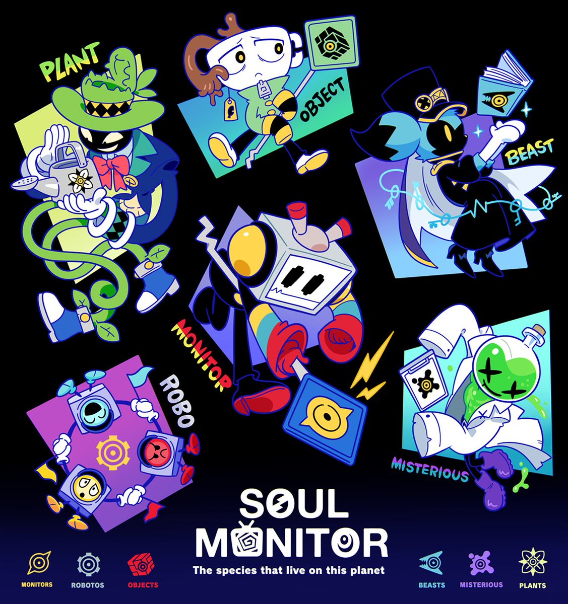 SOULMONITOR_O's tweet image. The Inhabitants of the planet