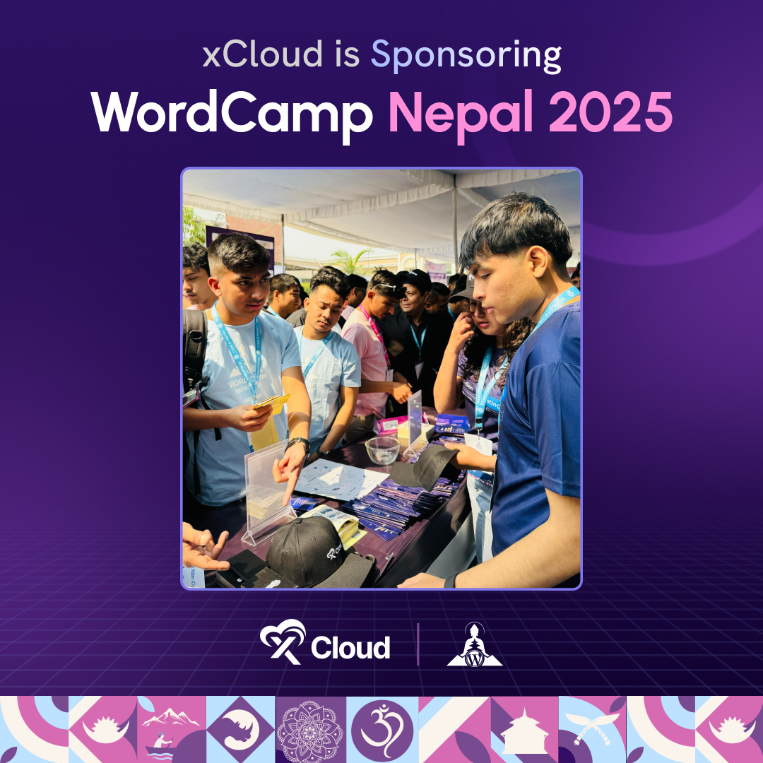 xCloud_host's tweet photo. ๐ MEGA GIVEAWAY VIBES at the #xCloud booth at @WordCampNP !
The energy is ๐ฅ โ fun games, cool swags & a chance to WIN AirPods ๐
You still have the time to join the fun:
๐Visit us & try the surprise game
๐Winners will announced very soon โ stay tuned
#WCNP #xCloudHosting https://t.co/BQgkXPBKSi