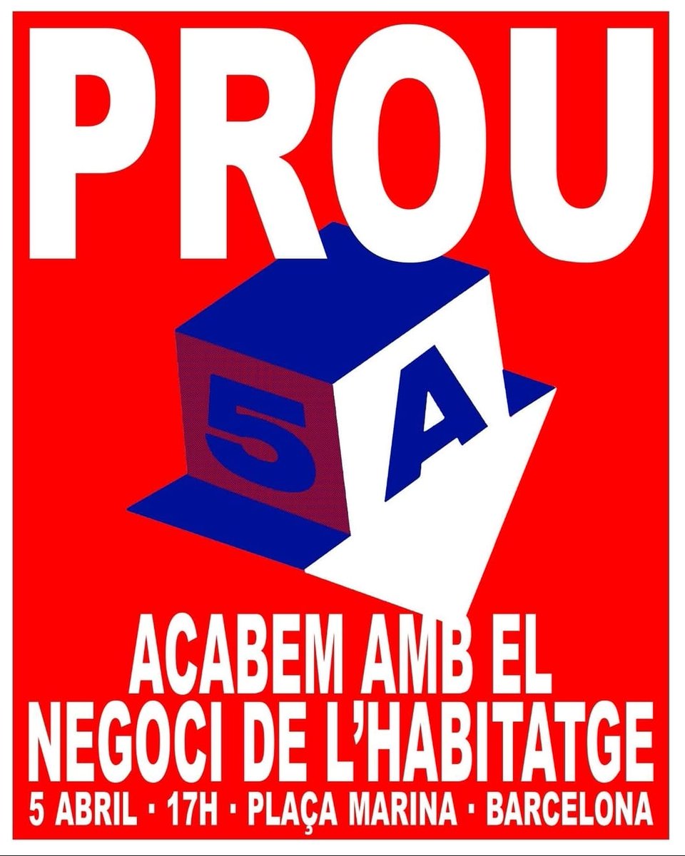 Avui dissabte 5 d'abril a les 17 h tots a plaça Marina!

Us esperem a totes!