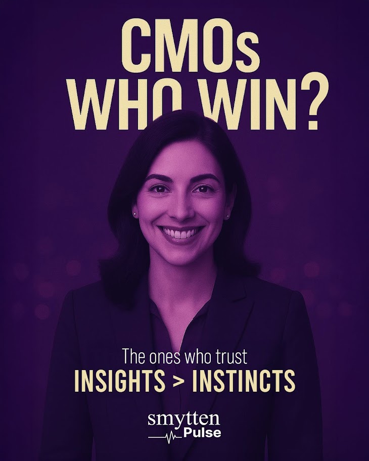 #CMOs Who Win?

They don't follow their instincts, they follow #consumerinsights. 

Read the full story : pulse.smytten.com/post/consumeri…

#MarketingStrategy #DataDriven  #InsightsDriven #marketing #digitalmarketing  #SmyttenPulse #AI #MarketResearch #Saturday
