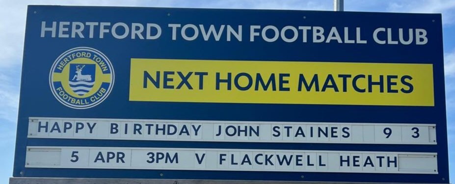 hornhert's tweet photo. "What shall we do with the kids today love ? I know let's take them to #Hertford v #Flackwell Heath. It's FREE ENTRY for everyone today, we can take the littleuns away from them screens and into the fresh air. While you and l have a drink and watch football ....sorted." https://t.co/pMIDgmLJkQ