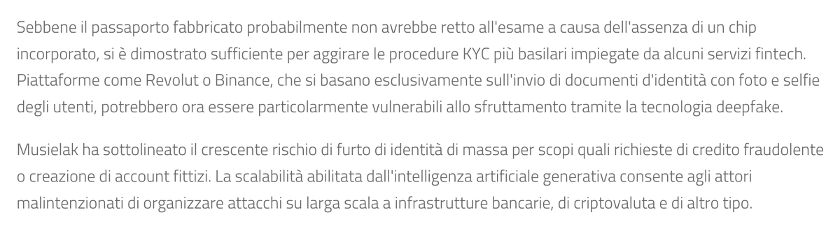 Un utente #LinkedIn ha dimostrato come un passaporto contraffatto, generato tramite #ChatGPT-4o , abbia superato con successo il processo di verifica dell'identità digitale.
🔗 securityexpress.info/fake-passport-…
