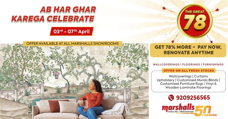 rahul29122's tweet photo. It's your ticket! Don't miss it! That's the Marshalls way! #MarshallsGreat78Offer https://t.co/LMViXpxVlX