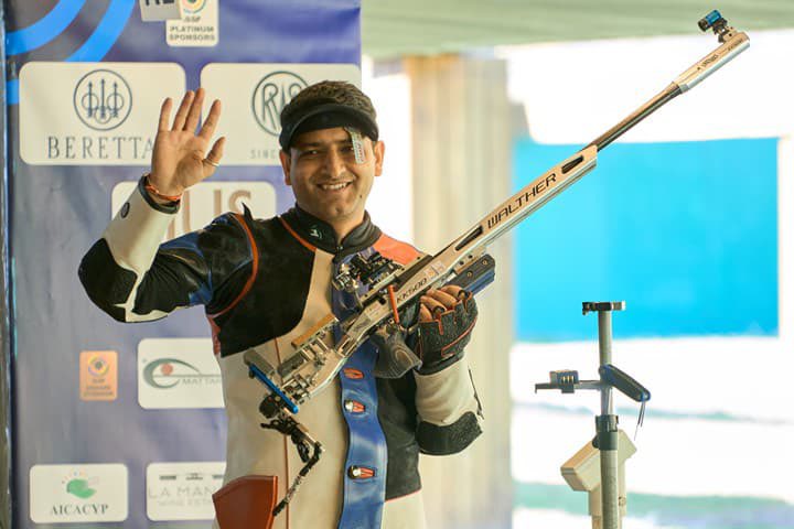 YudhvirSethiBJP's tweet photo. Heartiest congratulations to the Shooter from #Doda, Indian Army's #ChainSingh for clinching well-deserved Bronze in the Men's 50m Rifle 3-Positions event at #ISSF World Cup in Buenos Aires, Argentina! 

#Congratulations https://t.co/UIv4EuBLiG