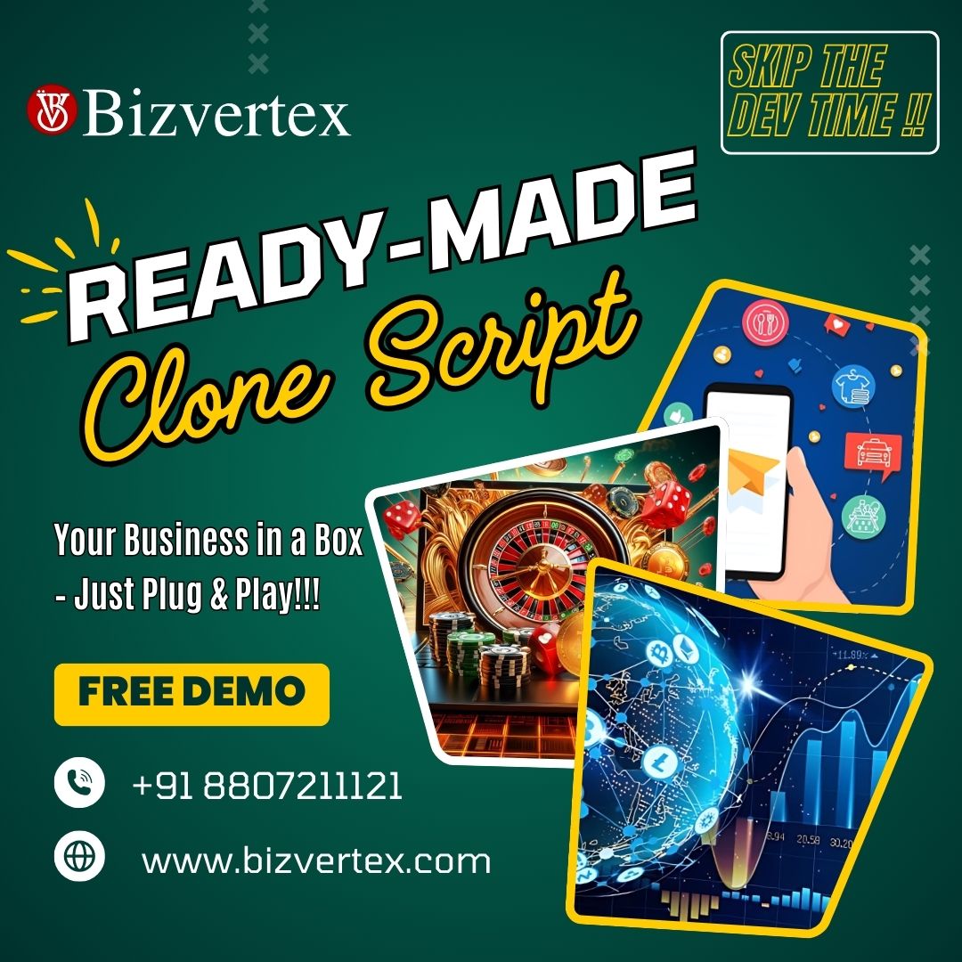 bizvertex's tweet image. Why build from scratch? 🛠️ #Bizvertex offers #ReadyMadeCloneScripts for every #business idea — from #ecommerce to #Crypto ! Cost-effective, reliable, and 100% customizable.

Free Demo &amp;lt;&amp;gt; bizvertex.com/ready-made-clo…

#OnDemand #mobileapp #androidapp #cryptoexchange #business #startup
