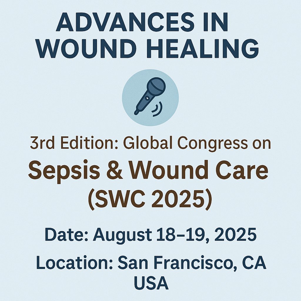 🌟 Advances in Wound Healing: Innovations Transforming Care! 🌟
Bioengineered dressings, skin substitutes &amp; smart monitoring are reshaping outcomes.
🎤 Present at SWC 2025!
📅 Aug 18–19 | 📍 San Francisco &amp; Online
🕐 Abstracts due April 25!
🔗 Submit: sepsis-woundcare.com/abstract-submi…