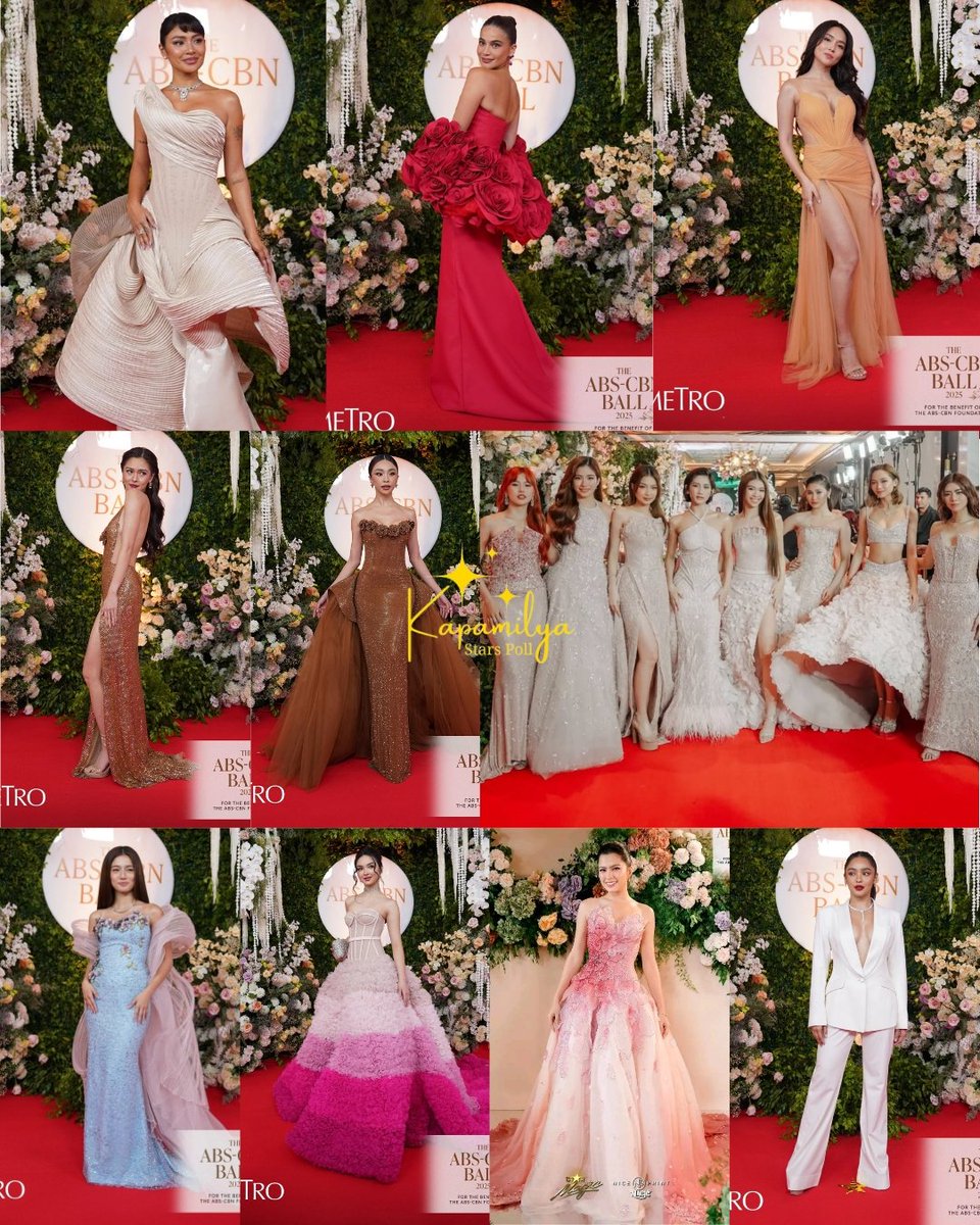 KAPAMILYA STARS POLL 🤎✨ (@abscbnstarspoll) on Twitter photo Here are the <a href="/ABSCBNStarsPoll/">KAPAMILYA STARS POLL 🤎✨</a>'s TOP 10 Best Dressed Female Artists at the #ABSCBNBall2025
1. #NadineLustre
2. #AnneCurtis
3. #KathrynBernardo
4. #KimChiu
5. #MaymayEntrata
6. #BINI
7. #BelleMariano
8. #KaiMontinola
9. #AlexaIlacad
10. #AndreaBrillantes Here are the <a href="/ABSCBNStarsPoll/">KAPAMILYA STARS POLL 🤎✨</a>'s TOP 10 Best Dressed Female Artists at the #ABSCBNBall2025
1. #NadineLustre
2. #AnneCurtis
3. #KathrynBernardo
4. #KimChiu
5. #MaymayEntrata
6. #BINI
7. #BelleMariano
8. #KaiMontinola
9. #AlexaIlacad
10. #AndreaBrillantes