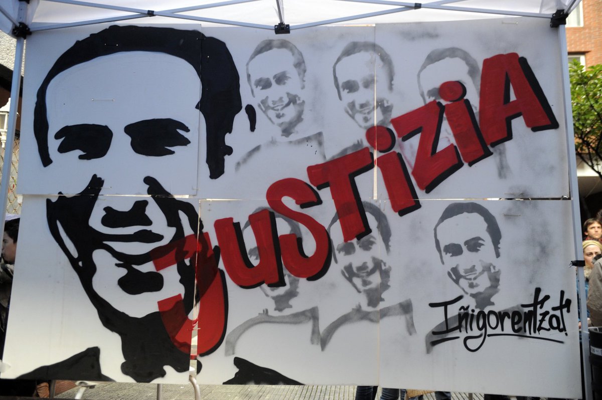 “Salgan de las furgonetas y desplieguense en la herriko”

“Ahora mismo no hay ningún altercado”

“Le repito las órdenes para que queden bien claras...Entren al callejón con todo lo que tenemos. Entren en la herriko y controlen la situación.”

13 urte.
Justizia Iñigorentzat.
🌹✊🏼