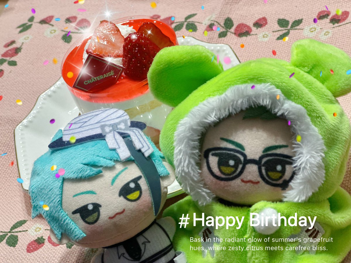 今日爆誕しました〜🥳🎂🎉🎉

最近低浮上気味になってしまっていて中々こっちに来れないことも多くなるかもしれないですが仲良くしてくださってるFF様これからも仲良くしてくれると嬉しいです🥹✨
今年はぬいちゃん達沢山色々な所に連れて行ってあげたいと思います🫶🥰💕💕