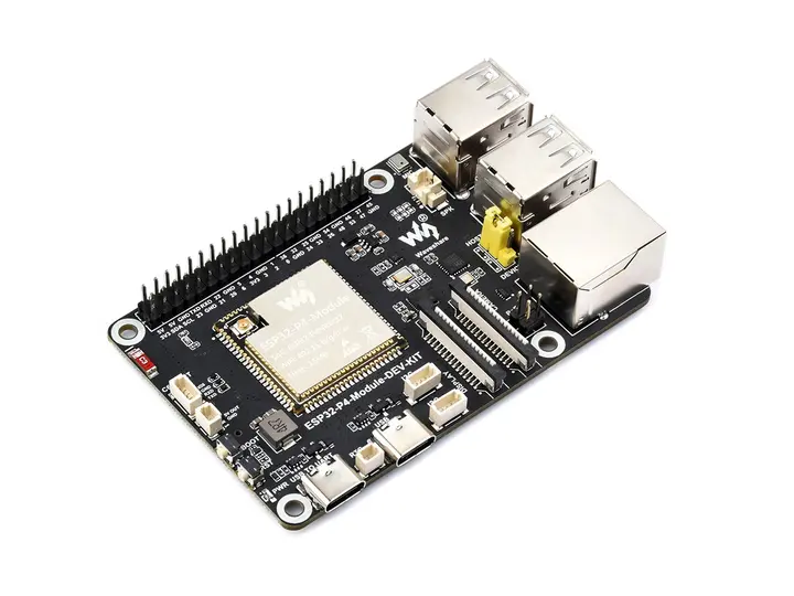 iothook's tweet photo. ESP32-P4 ile kredi kartı boyutundaki kartta #Ethernet, #WiFi 6, dört USB portu, 40 pinli GPIO başlığı, MIPI DSI ve CSI konnektörleri bulunuyor.  #Waveshare market üzerinden $19.99 a satın alınabiliyor.  İncelemek için sayfayı ziyaret ediniz. https://t.co/RFHDMMqYaM #esp32 https://t.co/gIVVaT3Enx