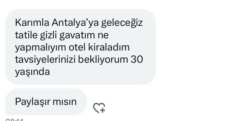 Öneri ve görüşleri bekliyor, belki yorumlardan şanslı bir kişi çıkar 😀